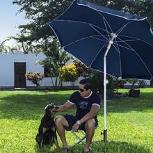 1 pezzo Supporto a terra in metallo pesante per ombrellone, ancora a spirale portatile regolabile, adatto per bandiere, ombrelloni da sole, canne da pesca, parchi e spiagge all'aperto, adatto per terra e prato, accessorio da esterno per ombreggiare