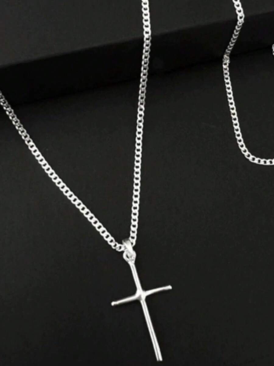 Men Pendant Necklaces - Bạc - Xem 1