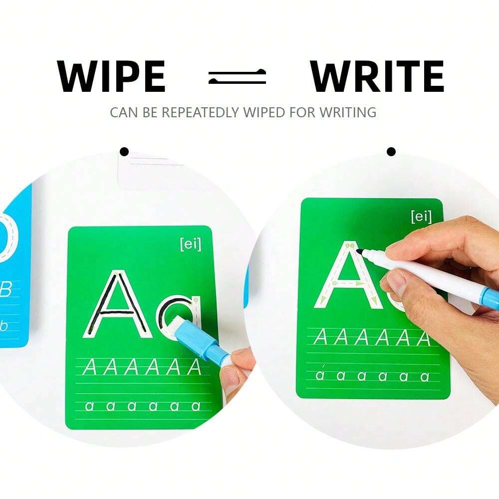 36pcs English Educational Flash Cards For Kindergarten Early Learning ...