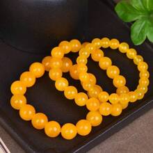 Natural Healing Gemstone Agate Bracelet, Jade Bead Bracelet Beaded, Ladies Men, Simple Bracelet, Gemstone Jewelry, Elegant Ladies Jewelry, Holiday Gifts, Summer Gifts For Her. - I 10mm - View 2