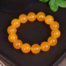 Natural Healing Gemstone Agate Bracelet, Jade Bead Bracelet Beaded, Ladies Men, Simple Bracelet, Gemstone Jewelry, Elegant Ladies Jewelry, Holiday Gifts, Summer Gifts For Her. - I 10mm - View 4