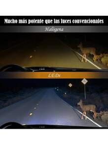 Led Bombillas Para Faros  9007 Delanteros Diseño   Impermeable Para Automóviles Luz - Negro - Ver 7