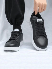 Męskie modne, sznurowane, codzienne sportowe tenisówki