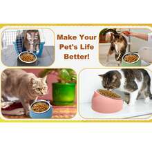 1 chiếc bát đựng thức ăn cho thú cưng nghiêng 15° bằng thép không gỉ dành cho người yêu mèo/chó và chó/mèo mẹ yêu thích với thiết kế chống trượt và chống tràn, chân đế nâng cao và có thể tháo rời để dễ dàng lấy thức ăn, dành cho người yêu mèo và người yêu mèo và người yêu chó và người yêu chó mẹ yêu thích - Nhiều màu - Xem 10