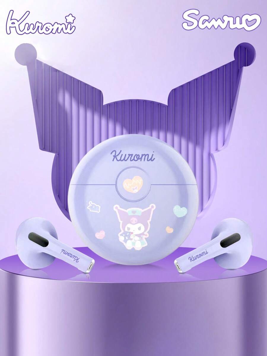 Sanrio/SANRIO YP19 KUROMI Bluetooth Earphones, Half InEar HiFi High