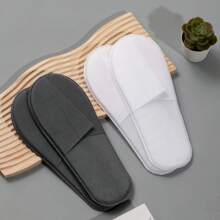 5 piezas Chanclas desechables de hotel, material no tejido ecológico, para organizar y almacenar, para el hogar, la oficina, la escuela, accesorios para zapatos y botas - Multicolor - Ver 8