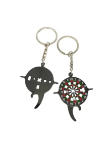 1入組飛鏢軸套工具，多功能鏢板設計鑰匙扣，具有扳手和開瓶器功能 - 彩色 - 查看 4