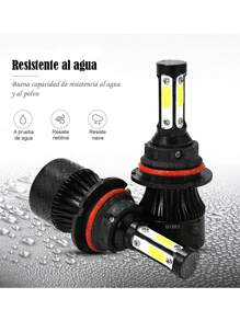 Led Bombillas Para Faros  9007 Delanteros Diseño   Impermeable Para Automóviles Luz - Negro - Ver 6