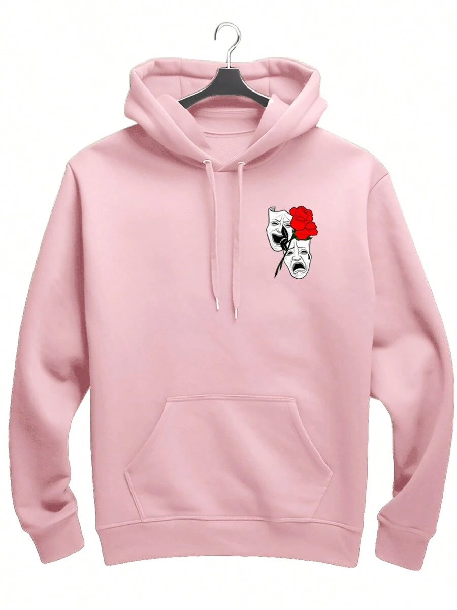 Men Sweatshirts - Baby Pink - View 1