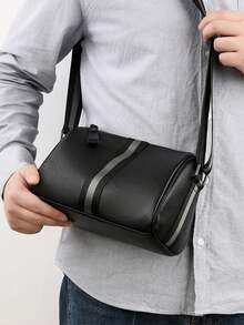 1 Túi đeo chéo da PU thời trang cho nam Túi đeo vai dung tích lớn có khóa kéo có dây đeo có thể điều chỉnh Túi đeo chéo chống thấm nước cho nam dành cho nam khi đi công tác/đi làm/đi làm/đi làm văn phòng khi đi du lịch Quà tặng Ngày của cha Túi đi học đại học cho bố Túi đeo chéo Túi bên hông Ngày lễ Cuối tuần Kỳ nghỉ hè Xách tay Tiện ích Quà tặng màu đen Quà tặng cá nhân Bạn trai Chồng Sinh viên năm nhất Đựng sách Trở lại trường Đa chức năng Ký túc xá Túi đựng đồ đi học đại học Sinh viên đi làm Phong cách Di động - màu đen - Xem 6