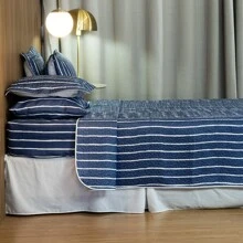 Double Bedspread, 3 Pieces, Printed, 180 Thread Count - 查看 4