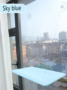 1 szt. Hamak dla kota z przyssawką okno opalanie wiszące łóżko balkon legowisko dla kota na lato (odpowiednie dla zwierząt o wadze do 20 kg) - Wielokolorowe - Zobacz 6