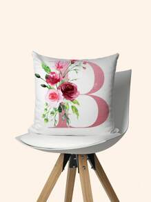1 pieza Funda de almohada decorativa 'Alfabeto' súper suave, adecuada para decoración de automóviles, hogar y tiendas de ropa, funda de almohada para cojín de tirar en el dormitorio o sala de estar (núcleo de almohada no incluido) - Multicolor - Ver 18