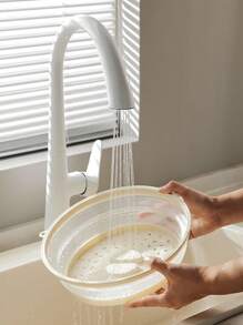 1入折疊式微波爆炸防護罩，耐高溫防油蓋用於加熱食物，亦適用於冰箱保鮮罩，廚房、夏日海灘派對、食品、露營、收納、房間裝飾、廚房用品。