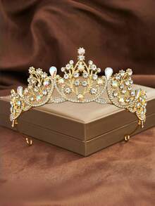 1pc Children's Hair Accessory Colorful Crown Shaped Princess Hairband For Birthday Parties And Fashion Shows - Multicolor - View 6