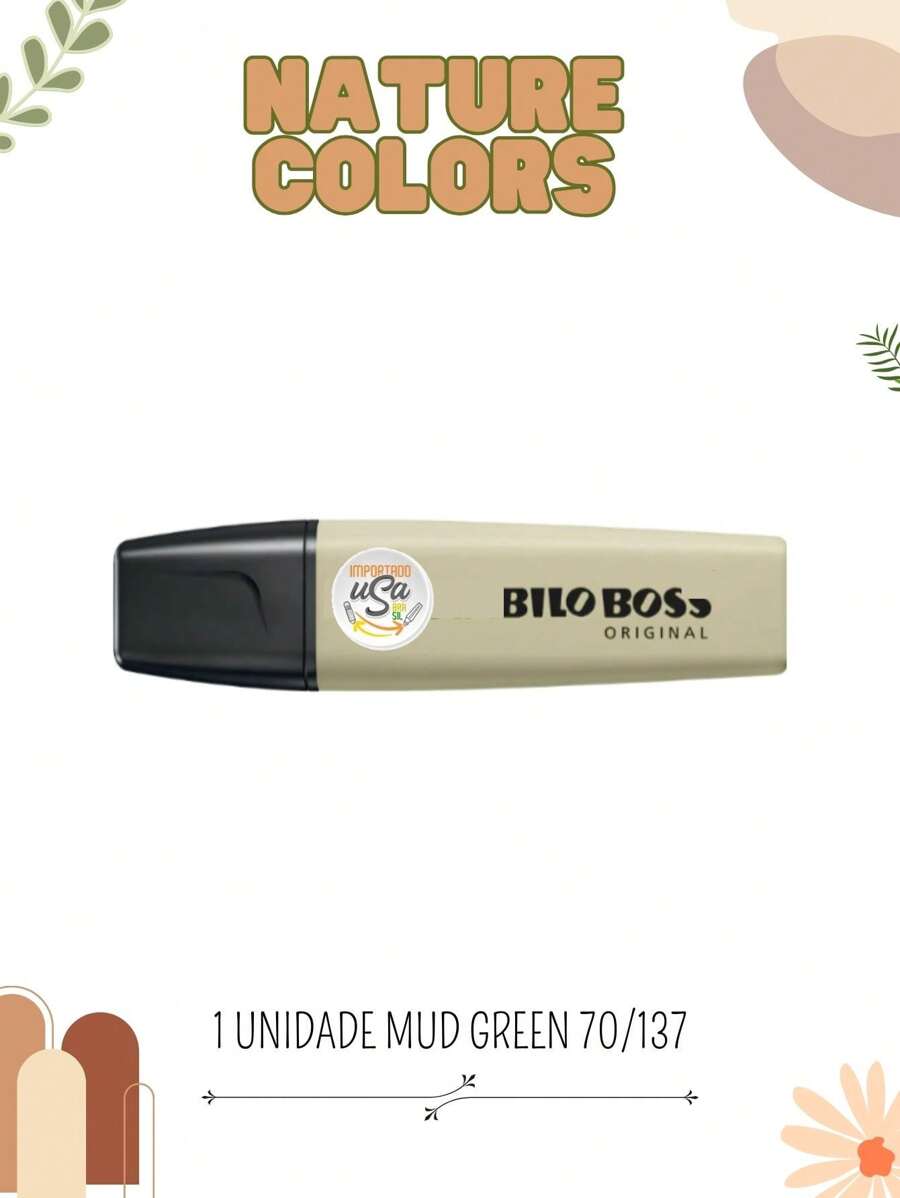 Stabilo Nature Color, Boss Highlighter Shades Nature Color 1 Unit - Bùn Xanh (137) - Xem 1