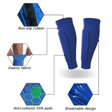 1pair Non-Slip Leg Covers, Football Socks Leg Protector, Sports Accessories,Christmas Gifts - Multicolor - View 4