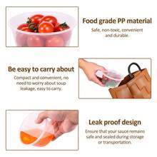 50Pcs Food Containers 15 Oz Plastic Deli Box With Lids Leak-Proof Salad Box Clear Food Storage Containers Microwavable Reusable Food Packing Box For Meal Prep Picnic 4.5x4.5x2.4 Inch - Transparent - View 4