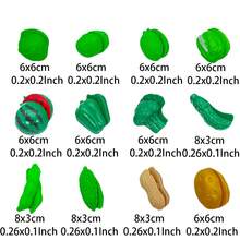 66 Pcs Fruit Cut Toys Chi Che Le Fun Toys Set Simulated Kitchenware Fruits And Vegetables Pizza - Multicolor - View 3