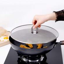 1 Vỏ màn hình chống dầu bằng thép không gỉ đa năng, Tấm bảo vệ chống bắn tung tóe, Vỏ chống cháy nổ, Tấm chắn dầu, Lưới lọc nước, Lưới lọc dầu Dụng cụ nhà bếp - Nhiều màu - Xem 2