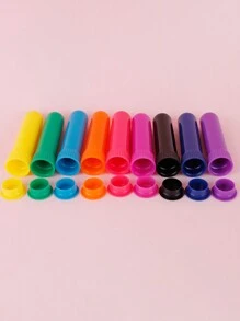 12pcs Essential Oil Inhaler Tubes Plastic Aromatherapy Portable 5ml White Empty Nasal Inhaler Tubes With Wick  Travel Accessories Mixed Color - Multicolor - View 7