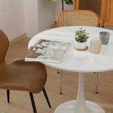 1pc, Clear Round PVC Tablecloth, Thick Transparent Table Protector Cover, Waterprof Scratch-Resistant Heat-Resistant, Home Hotel Dining Table Tea Table Protector - Transparent 1.5mm - View 9