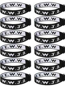 12PCS WWJD Bracelet Pack, Christian Gifts Adjustable Wristbands, WWJD Jesus Bracelets Bulk - What Would Jesus Do Bracelet For Women Men - Multicolor - View 10