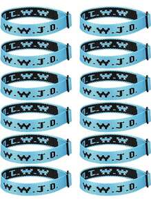 12PCS WWJD Bracelet Pack, Christian Gifts Adjustable Wristbands, WWJD Jesus Bracelets Bulk - What Would Jesus Do Bracelet For Women Men - Multicolor - View 9