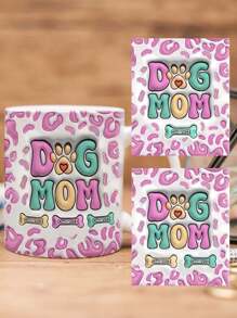 1 pièce Mug personnalisé avec le nom de chien, Mug à café personnalisé avec le nom de chien, Mug personnalisé, Mug avec nom personnalisé, Mug de maman de chien, Tasse de maman de chien, Cadeaux pour amoureux de animaux de compagnie, Cadeaux pour maman de chien pour maman, grand-mère, sœur, cadeau pour la fête des mères, cadeau d'anniversaire, cadeau de mariage, cadeau idéal pour les amoureux de chiens, cadeau unique pour épouse, maman, grand-mère, sœur, cadeau parfait pour la mère, cadeau personnalisé pour elle - Rose bonbon - Voir 7