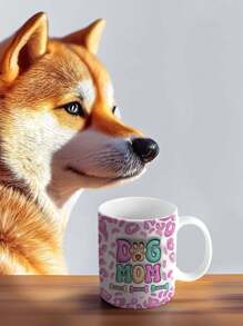 1 pièce Mug personnalisé avec le nom de chien, Mug à café personnalisé avec le nom de chien, Mug personnalisé, Mug avec nom personnalisé, Mug de maman de chien, Tasse de maman de chien, Cadeaux pour amoureux de animaux de compagnie, Cadeaux pour maman de chien pour maman, grand-mère, sœur, cadeau pour la fête des mères, cadeau d'anniversaire, cadeau de mariage, cadeau idéal pour les amoureux de chiens, cadeau unique pour épouse, maman, grand-mère, sœur, cadeau parfait pour la mère, cadeau personnalisé pour elle - Rose bonbon - Voir 5