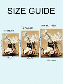 1 tấm áp phích vải có khung in, nghệ thuật cổ điển, áp phích tranh sơn dầu nghệ thuật mèo dễ thương, món quà lý tưởng cho phòng ngủ, phòng khách, phòng ăn, nhà bếp, phòng học, phòng tắm, hành lang, ký túc xá, nghệ thuật treo tường, trang trí nhà cửa, trang trí phòng, trang trí tường, Tranh Canvas - Nhiều màu - Xem 10