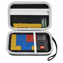 ALKOO Estuche compatible con juegos de cerebro Giiker Super Slide, bolsa de almacenamiento organizador para rompecabezas de acertijos cerebrales, soporte para juegos de rompecabezas Flow Slider - Negro - Ver 1