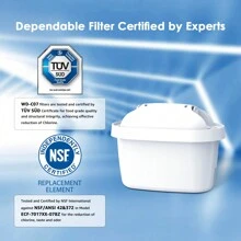 Waterdrop Water Filter Cartridges, Replacement For Bri Ta Maxtra+® Plus, Maxtra Pro® All-In-1, Compatible With Marella® Jug, Kettle, Reduce, /, TÜV SÜD, NSF Certified (6) - 白色 - 查看 4