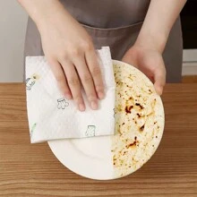 1入/2入組厚實可水洗免油潔面紙，適用於濕、乾兩用，不沾油的洗碗布