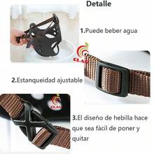Bozal De Silicona Para Perros Bulldog Francés/Inglés/Pug Hecho De Silicona No Tóxica Suave Y Natural, El Bozal Para Mascotas Es Resistente Al Desgaste Y Cómodo, Que No Magullará La Piel Del Perro - Negro - Ver 3