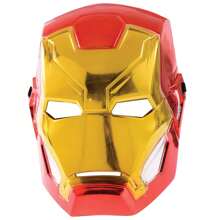 Marvel Iron Man Half Metallic Mask (Red/Gold) - Red - View 1