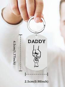 Llavero personalizado para papá, regalo del día del padre. Llavero personalizado con los nombres de los hijos e hijas, llaveros hechos a medida para papá, regalo de día del padre, regalo personalizado para hombres, regalos de cumpleaños, regalos de aniversario, regalos para papá, regalos para esposo