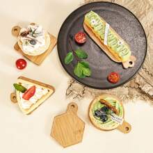 蛋糕木盤，餐廳桌面面包糕點墊