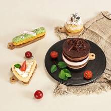 蛋糕木盤，餐廳桌面面包糕點墊
