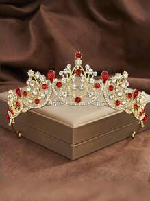 1pc Children's Hair Accessory Colorful Crown Shaped Princess Hairband For Birthday Parties And Fashion Shows - Multicolor - View 12