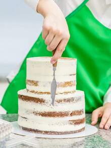 24 piezas de varillas de plástico blanco para pastel de bodas huecas para apilar y soportar pasteles de varios niveles, estacas redondas para pasteles - Blanco - Ver 2