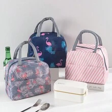 1 Máy Tính Mới Cách Nhiệt Hộp Cơm Trưa Túi Tote Dày Viền Nhôm Túi Đựng Đồ Ăn Trưa Chống Thấm Nước Bento Túi Học Sinh Với Bữa Ăn Bento túi Cách Nhiệt - Nhiều màu - Xem 1