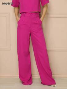 Women Two-Piece Outfits - Purple - View 5