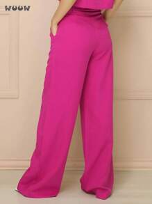 Women Two-Piece Outfits - Purple - View 7