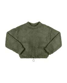 Tween Girls Overcoats - 軍綠色 - 查看 1