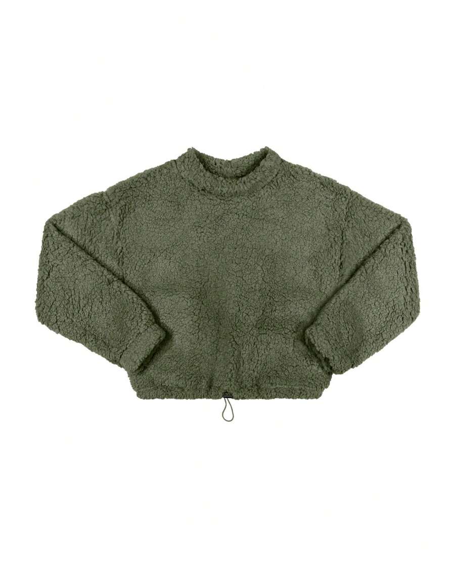 Tween Girls Overcoats - 軍綠色 - 查看 1