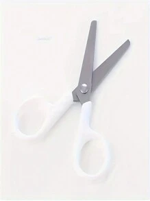 Mini ciseaux blancs, coupe-papier portable en acier inoxydable, papeterie artisanale, cadeau pour bureau et école - Multicolore - Voir 6