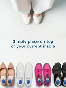 硅胶鞋跟垫 - 防滑鞋跟垫，女士鞋跟垫 - 适用于特大号鞋跟，女士高跟鞋鞋垫，透明 - 足跟襯墊 - 查看 4