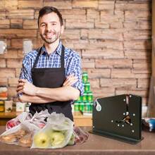 Black Cutter, Heavy Metal Production Bag Sealing Cone Distributor, Ideal Packaging Neck Sealing Machine - Black - View 6