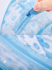 花卉图案PVC防水化妆品洗漱用品收纳袋，便捷旅行配件化妆旅行洗漱包透明必备礼品收纳拉链配件指甲包，房间装饰，包包，化妆包，旅行，化妆包，旅行必备品，收纳，储物，旅行必备品，化妆品收纳包，化妆包，洗漱包，桌面收纳包，化妆包，化妆包，化妆包，旅行，化妆袋，包，化妆袋，旅行必备品，化妆包，旅行必备品，小化妆包，化妆袋，化妆品包，旅行必备品，大容量，大化妆包，圣诞礼物，收纳袋，旅行，女士旅行必备礼物，收纳袋，手拿包/小手提包，化妆品收纳包，化妆品收纳包，收纳袋，刷子收纳袋，迷你收纳袋，大容量收纳袋，女士礼物，圣诞礼物，女士礼物创意，收纳袋，化妆品旅行必备收纳袋 - 彩色 - 查看 8